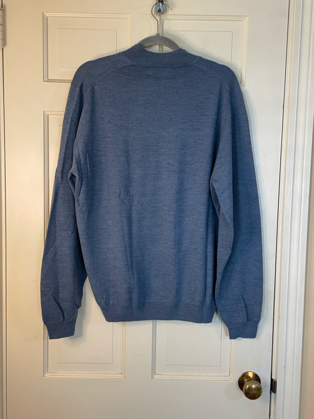Brooks Brothers Sweater Mens L Extra Fine Italian Merino Wool Crewneck Pullover - Picture 5 of 7